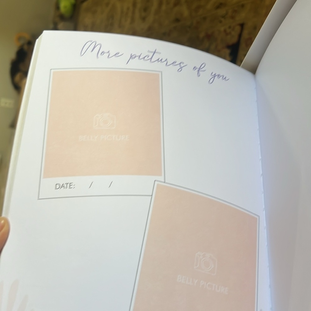 NWB. Gold Lettered Pregnancy Journal - Picture 4 of 8